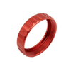 CNC Machined Dark Red Anodized Camera Trim Rings