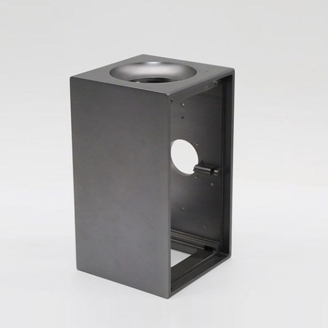 Aluminum Extrusion Molded CNC Machined Stereo Audio Housing